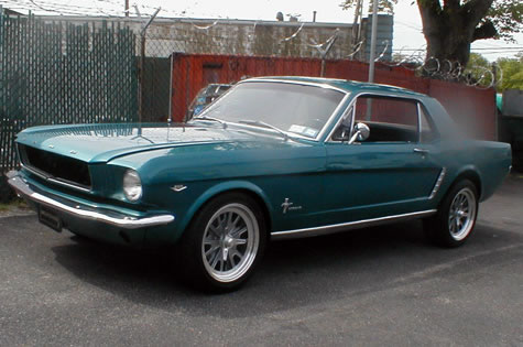 green car