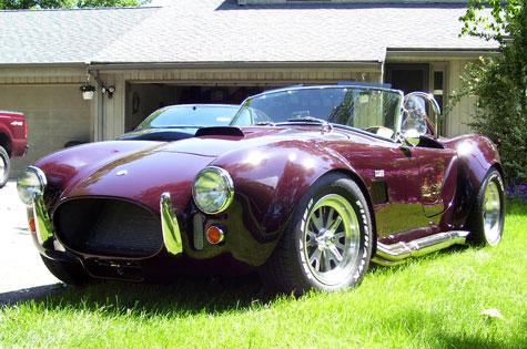 burgundy car