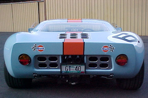 blue car
