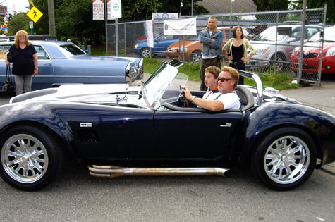 black car