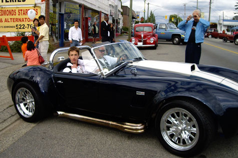 black car